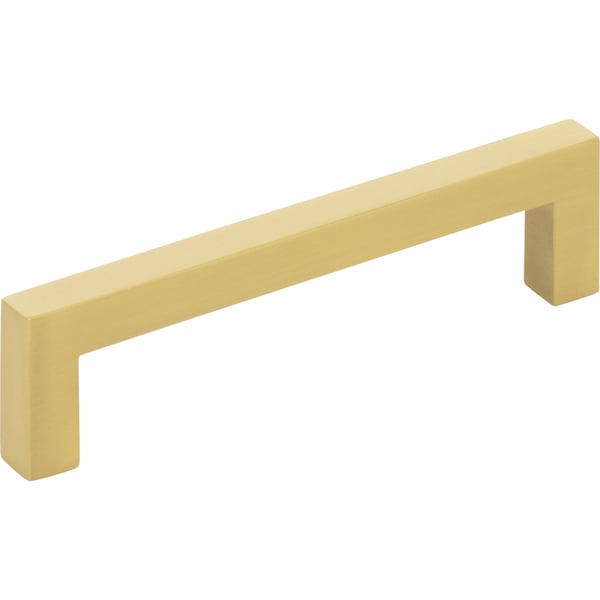 Elements 96 mm Center-to-Center Brushed Gold Square Stanton Cabinet Bar Pull 625-96BG - main